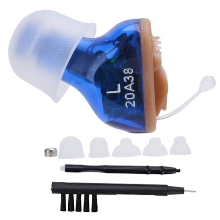 Djup Öra Hörapparat Hörlurar Trådlösa In-Ear Hörlurar Ljudförstärkare Hörsnäcka (Vänster Öra)