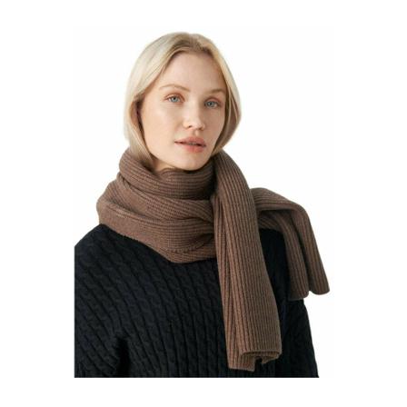 Moss Copenhagen Shawl , Bruin , Dames , Maat: ONE Size Sjaals