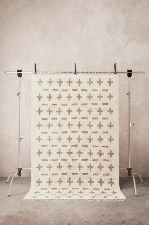 Jotex - Bomullsteppe Bomull Naturhvit/beige PILL - Kjøp Bomulls- & filleryer hos Jotex