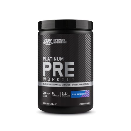 Optimum Nutrition Platinum Pre-Workout - 420 g - Blue Raspberry - Pre-workout