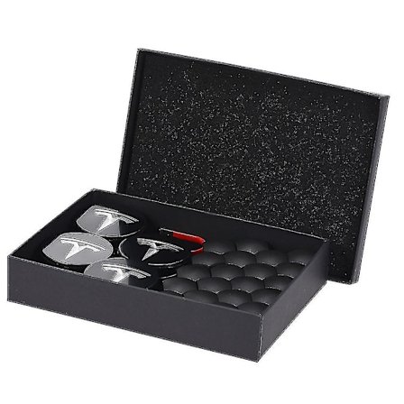 Pyöränsuojussarja yhteensopiva Tesla Center Hub Cap Set -pyöränmutterisuojuksen Navkåpan kanssa, yhteensopiva mallien Y Mode 3 Mode S Mode X kanssa (