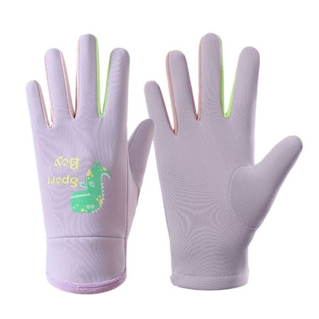 Full Finger Gloves Lasten Hiihtohanskat PURPLE S
