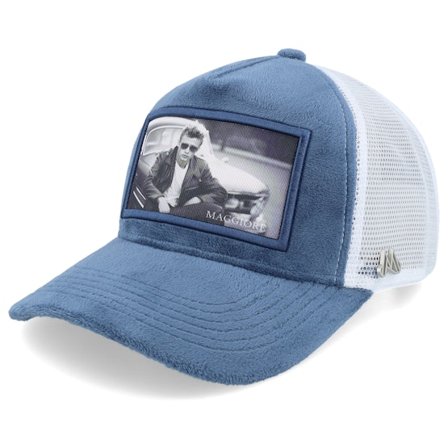 Maggiore - Blå trucker Caps - Unlimited Dean Blue & White A-Frame Trucker @ Hatstore