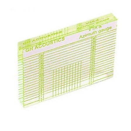 VTA Balanse- og Asimutjusteringslinjal Vinylplatespiller Måling Phono Tonearm VTA/ Asimut Linjal