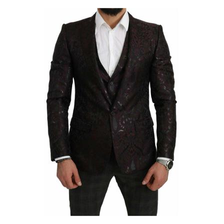Dolce & Gabbana Single Breasted Suits Sort, Herre Jakkesæt, Størrelse: M