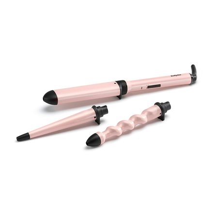 BaByliss Curl & Wave Trio Lyserød, Hår, Styling Tools, Krøllejern