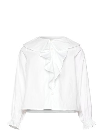 Mango | Shirt With Ruffle Detail | 8