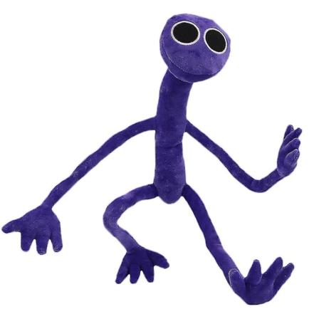 Ro-blox Rainbow Friends pehmolelu Luku 2 Sarjakuvapelihahmo nukke Pehmeä täytetyt eläinlahjat lapsille faneille A Purple