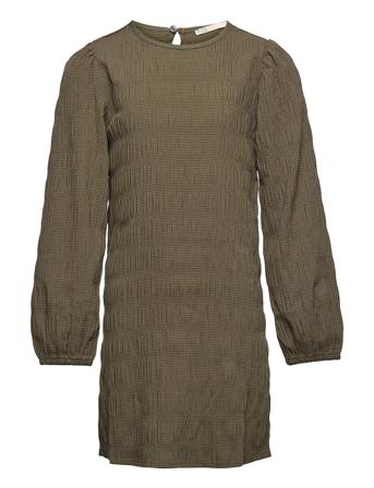 Konjade L/S Dress Wvn Green Kids Only