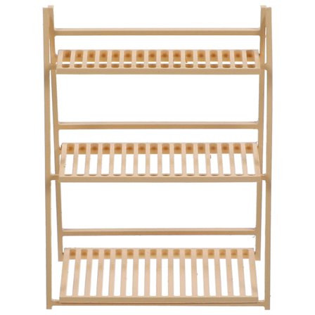 Miniatyrhus Blomsterpotthylle Miniatyr Oppbevaringshylle Balkong Hus Miniatyr Møbler