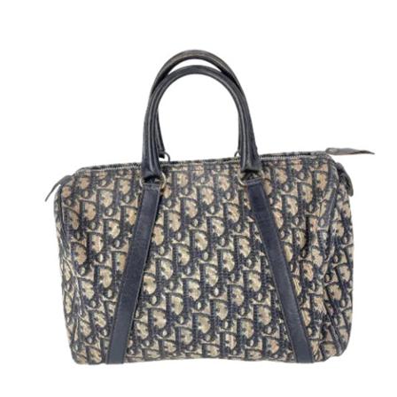 Dior Vintage Pre-owned Canvas handTass , Zwart , Dames , Maat: ONE Size Vintage Tassen