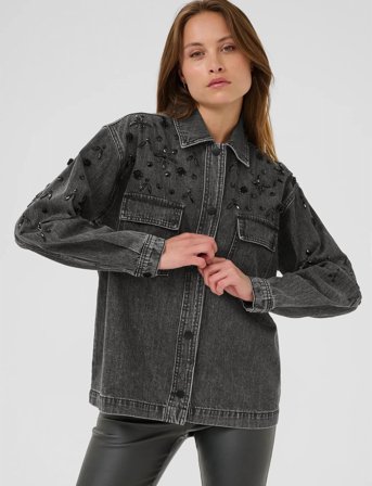 Kaffe Kajaiden Denim Jacket - Blue - 36