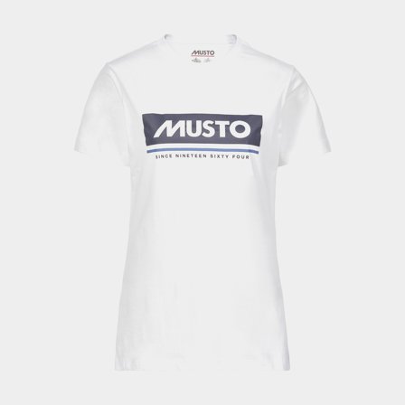 T-shirt Musto T-Shirt 2.0, White, dame, Small (UK 10)