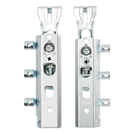 2 opphengsbeslag Møbelopphengsskinne Støtte - Metall V