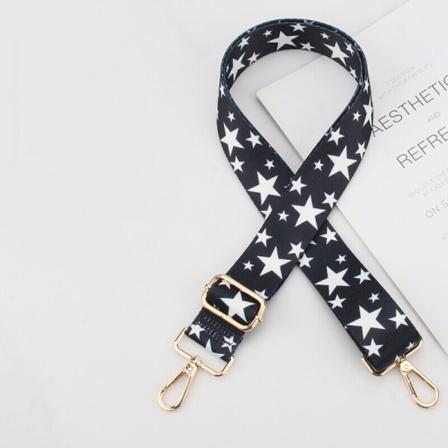 Kvinnors justerbar väska Bred axelrem CrossBody Ersättningshandväska Bälte Navy blue