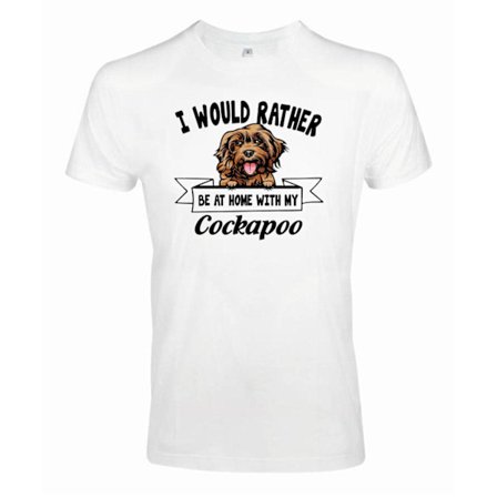 Cockapoo Kikande hund t-shirt - Rather be with...
