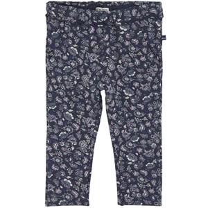 Kids - IKKS Navy Floral Leggings 12 Months - Bottoms - 12 months - Navy - Mädchen
