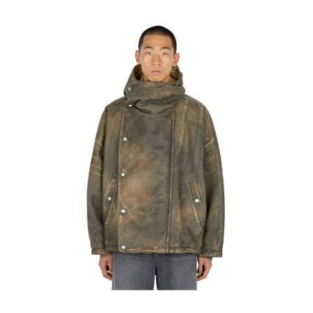 Diesel, Jackets Brązowy, Mężczyzna, Rozmiar: L