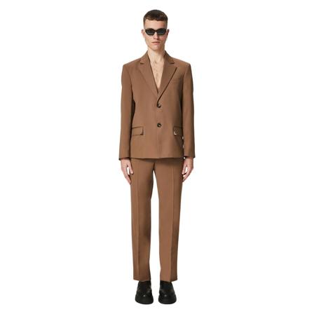 Han Kjøbenhavn Single Suit Byxor brun, Herr Kostymer, Herr, Storlek: XS