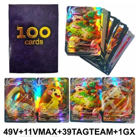 100 st Ultra Rare Kort - Inga Dubbletter - Perfekt Present till Barn och Samlare - Xin SJX