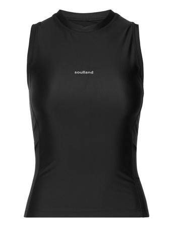 Mira Top T-shirts & Tops Sleeveless Musta Soulland