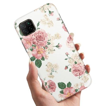 Huawei P40 Lite - Cover/Mobilcover Retro Blomster