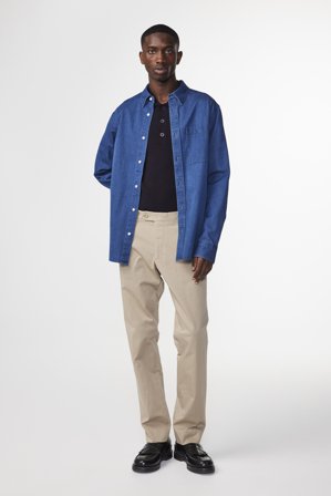 NN.07 Wilhelm Chino Herren Khaki Lyocell