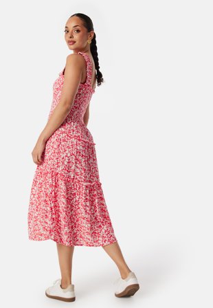 VERO MODA Menny SL Smock Calf Dress Klær