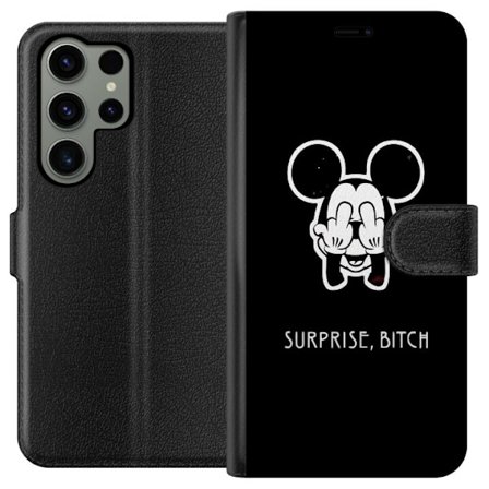 Kompatibel Tegnebogsetui til Samsung Galaxy S23 Ultra Mickey Mouse