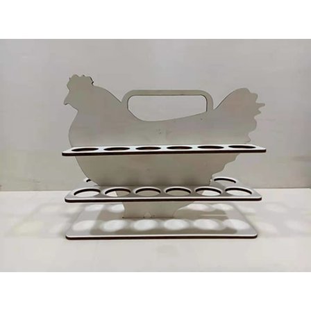 Tregg i tre for bærbare egg, kjøkkenoppbevaring