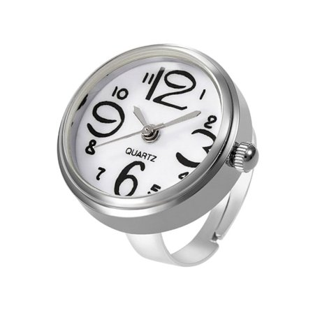 Digital Par Klokke Ring Ring Klokke HVIT