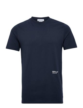 T-Shirt Second Life T-shirts Short-sleeved Blå Replay
