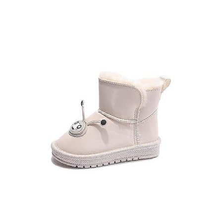 Vinterstövlar för barn med varmt foder och halkfri sula - Beige[YDE]
