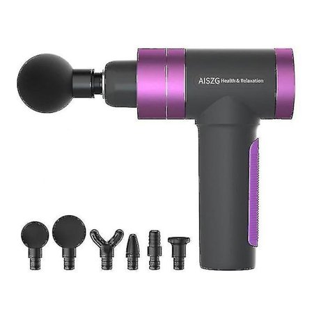 Touch Screen Massage Gun Fascia Muscle Relax Therapy Massager Vibration Muscle Massage Fascia Gun