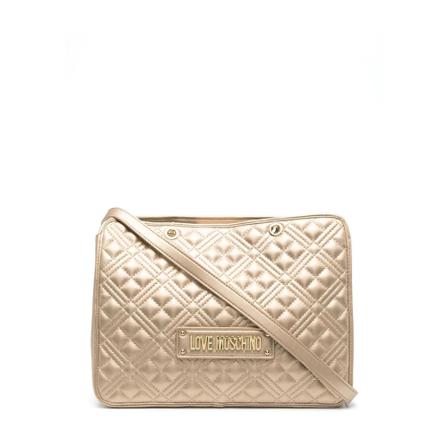 Love Moschino, Quilted Shoulder BAG Beżowy, Kobieta, Rozmiar: ONE Size