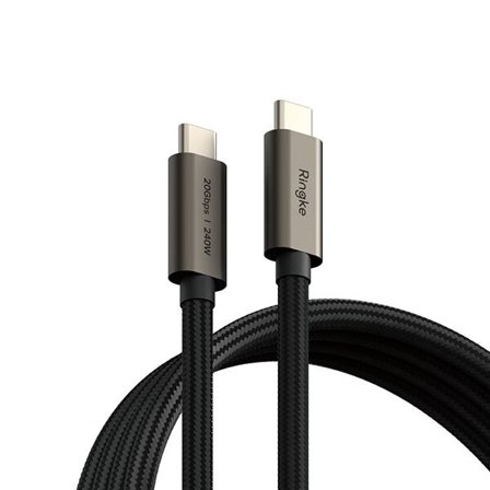 Ringke USB-C 3.2 Gen. PD240W kaapeli 100cm - Musta