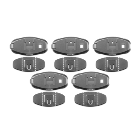 Ersatzhalterungen Interphone Active/Connect 5er-Pack