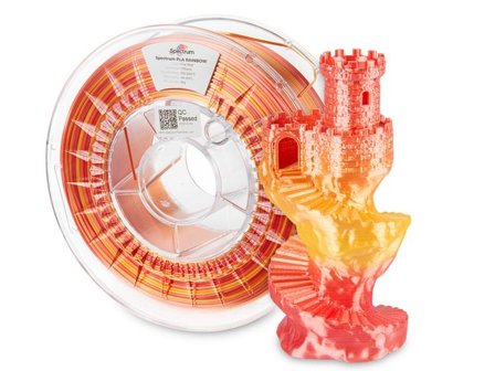 SPECTRUM Filament Spectrum · PLA SILK Rainbow · FIRE RED · 1.75mm · 1kg