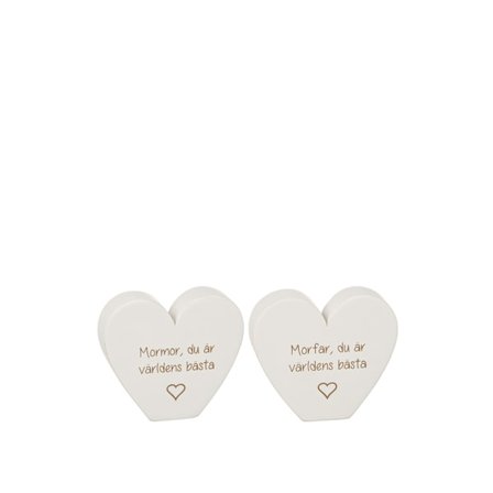 Bästa Mormor eller Morfar Stående hjärta