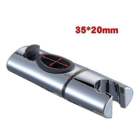 Oval rør 33*18mm Brusehovedholder, Håndbruser Sugekopholder, Vægmonteret brusehovedbeslag, Udskiftelig Universal Bruser Slider Cy