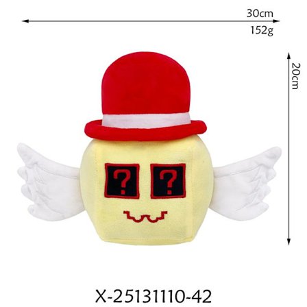 Black Monkey with Red Hat Plush Toy – Soft and Cute Doll for Kids, Collectible Plushie (7–14 Years)