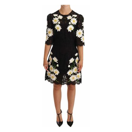 Dolce & Gabbana, Party Dresses Czarny, Kobieta, Rozmiar: M