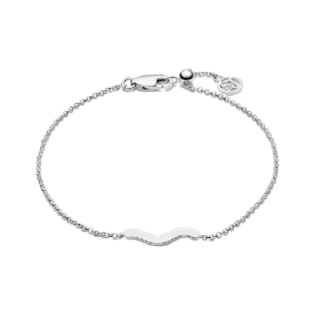 Sif Jakobs Jewellery Ellera Waves Pianura Bracelet Armband Dam Silver ONESIZE