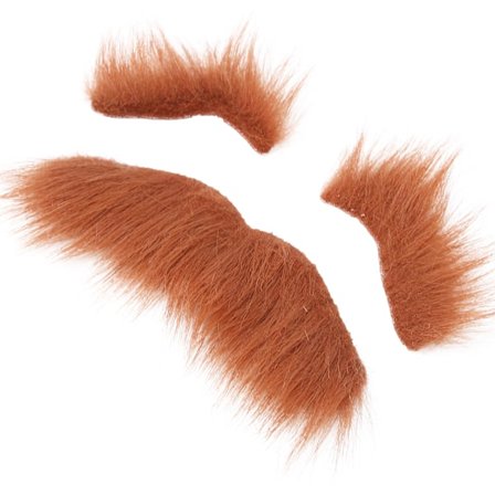 Falskt Skjegg Øyenbryn Sett Selvklebende Bart Øyenbryn Kostyme Festivaler Festutstyr Brun