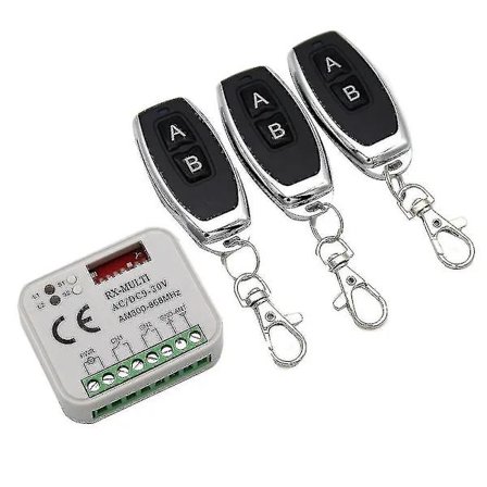 Garageport Fjernbetjening Modtager 433 868mhz Rx Multi 300-900mhz Ac/dc 9-30v Modtager med Fjernbetjening-ZZY[CO]