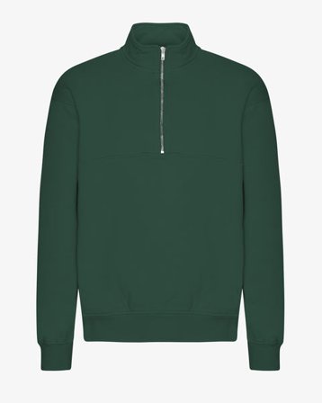Organic Quarter Zip - Emerald Green - Male - 2XL