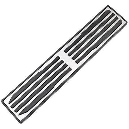 Fotstøtte i stål for 2016-2019 Leopard Xe Xf E-pace F-pace Range Rover Velar, Dødp pedaldeksel