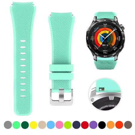 22mm Silikonarmband kompatibelt med Huawei Watch GT5 4/3/GT5 Pro 46mm Amazfit GTR 47mm Mjukt Armbandsbälte kompatibelt med Amazfit Pace Stratos 2 2s 