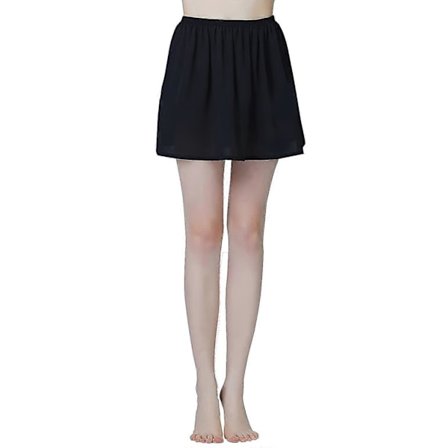 Dame Halv Underkjole Let Kølende Underskørt Elastisk Talje Antistatisk Ikke-klæbende Ben Underkjole