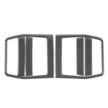 6 kpl/sarja Hiilikuitu Sisäoven Työntökahvan Verhoilu Kuljettaja ja Matkustajan Puoli Sopii Dodge Challenger 2008‐2014 LHD